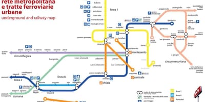 나폴리 수송 지도